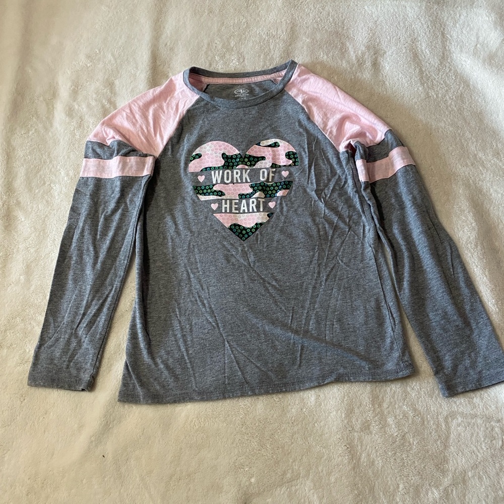 Girls Athletic Works long sleeve shirt size 10/12